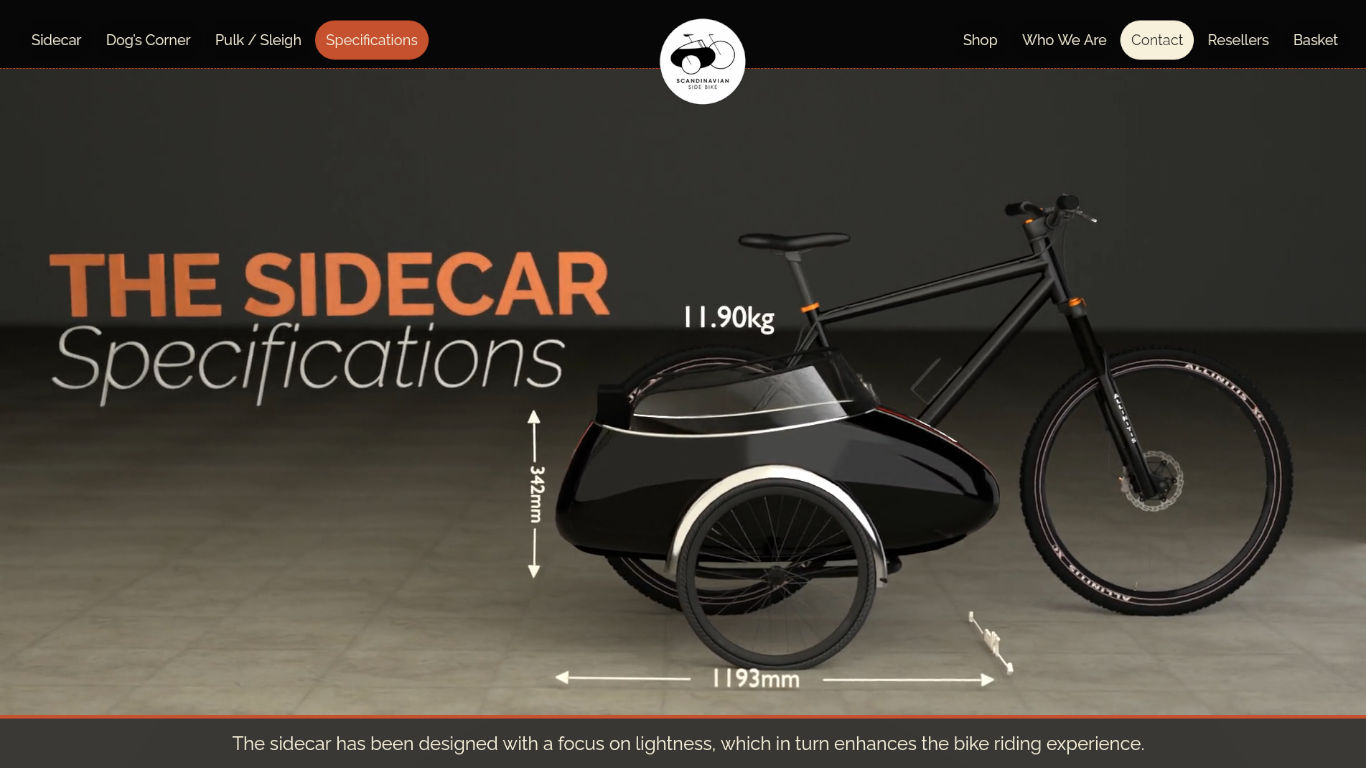 Scandinavian SideBike - Main view