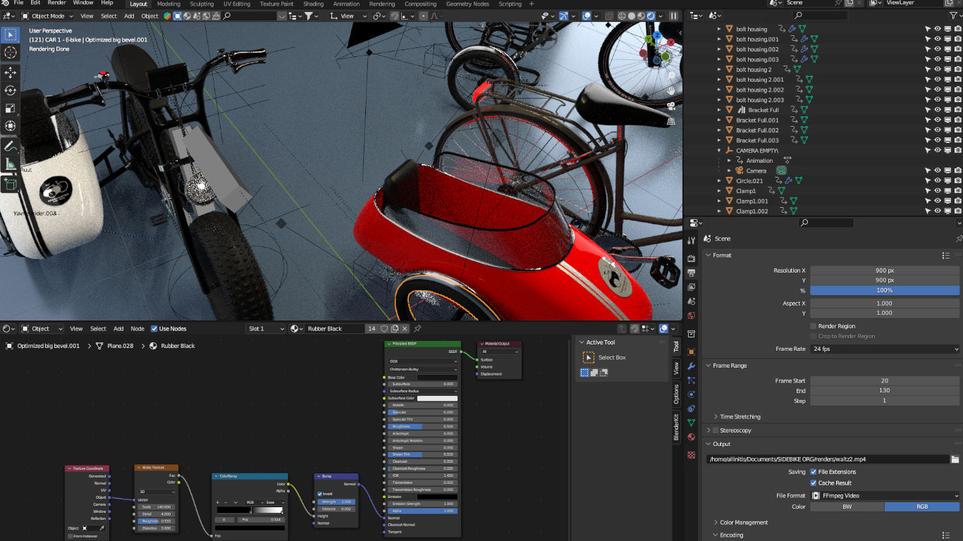 Scandinavian SideBike - Configurator